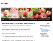 Tablet Screenshot of obstboerse.obstwiesenroute-giessen.de